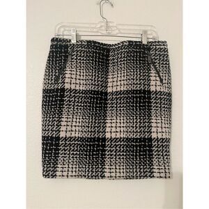 Haute Hippie Black Swan Wool Skirt NEW NWT